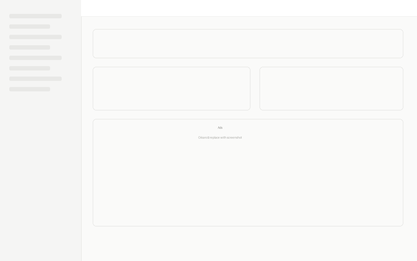 Oikaro ads campaign dashboard